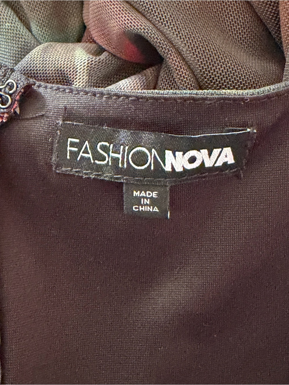 Fashion Nova Lost In A Trance Mesh Jumpsuit Olive/Combo - Picture 9 of 11